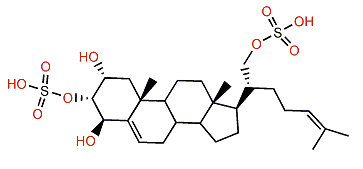 Cholesta-5,24-dien-2b,3a,4b,21-tetrol 3,21-disulfate
